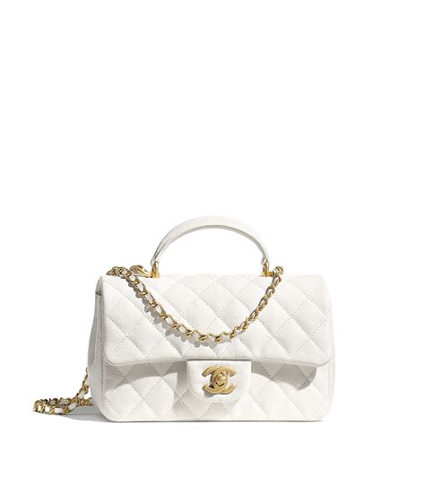 petit sac blanc chanel|chanel boutique.